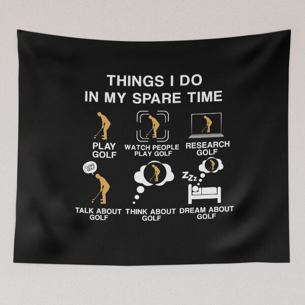 Item preview, 6 THINGS I DO IN MY SPARE TIME FUNNY GOLF LOVER GIFT GOLF PLAYER  designed and sold by pedrored369.