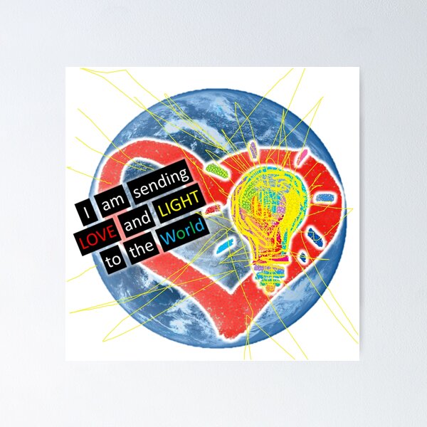 Item preview, I AM SENDING LOVE AND LIGHT TO THE WORLD (Radiate) designed and sold by OceansSupply.