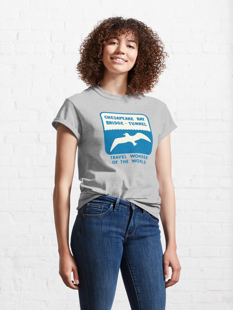 Chesapeake Bay Bridge Tunnel Vintage Travel Decal T Shirt For Sale By Hilda74 Redbubble 9702