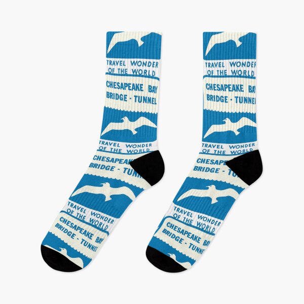 Item preview, Chesapeake Bay Bridge Tunnel Vintage Travel Decal designed and sold by hilda74.