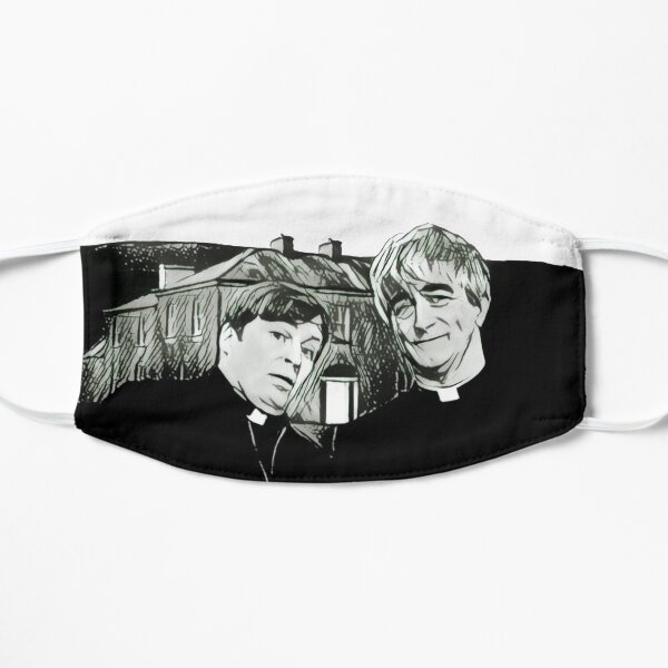 Ted and Dougal from Craggy Island Sketch Flat Mask