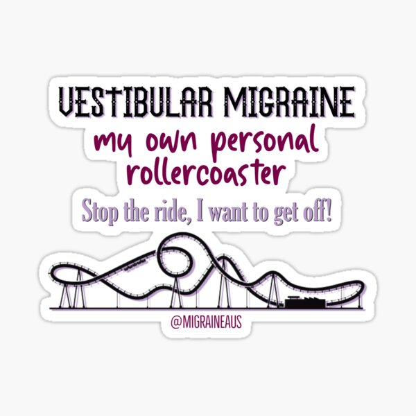 Vestibular Migraine Sticker