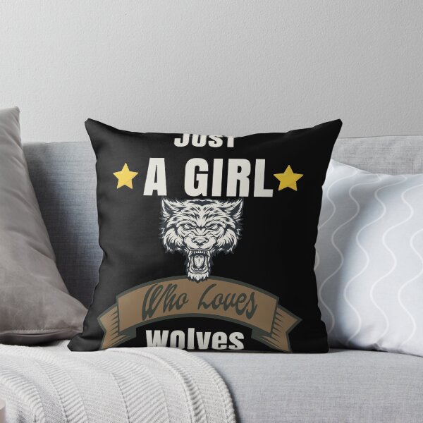 Item preview, Just A Girl Who Loves Wolves designed and sold by DELMEO.