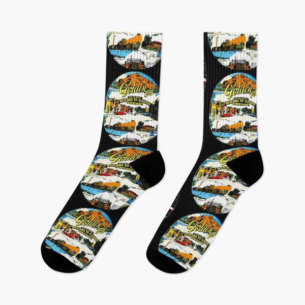 Item preview, Golden Colorado Vintage Travel Decal designed and sold by hilda74.