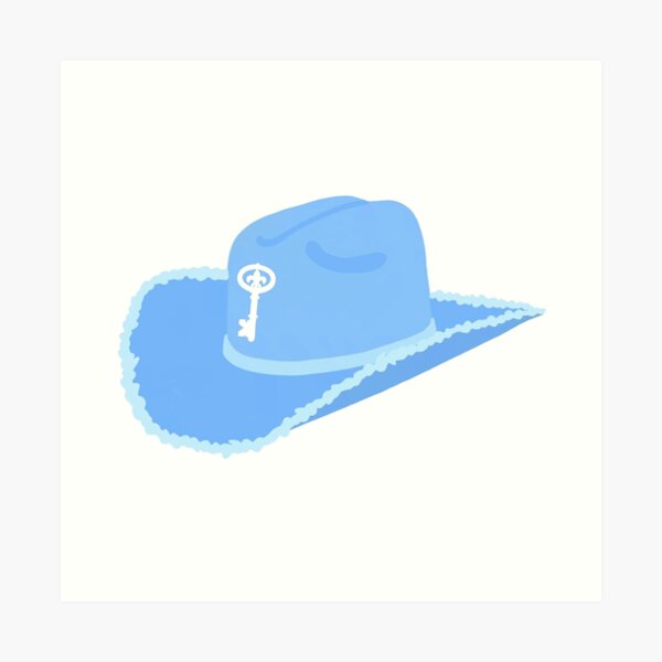 Kappa Cowgirl Hut Kunstdruck