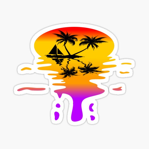 Island Get Away Sticker