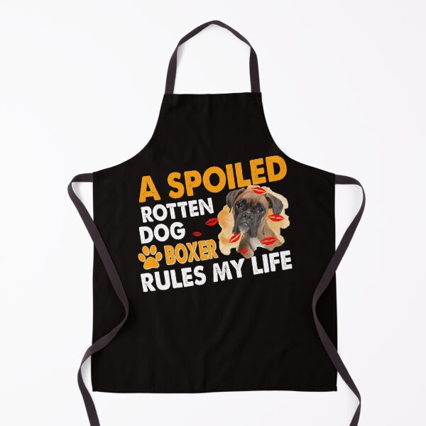 Item preview, A Spoiled Rotten Dog Boxer Rules My Life designed and sold by RessieSmitham.