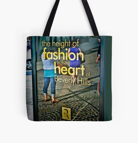 Rodeo Drive - Beverly Hills, California - Black Text Tote Bag for Sale by  lentaurophoto