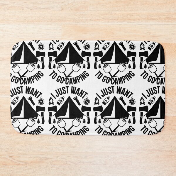 Item preview, I Just Want To Go Camping designed and sold by GravitiTees.