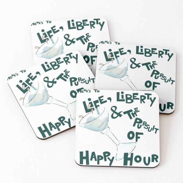 Item preview, Life, liberty and the pursuit of happy hour designed and sold by shabby787.