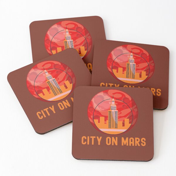 Item preview, City on Mars - Cute Mars  designed and sold by Vero De.