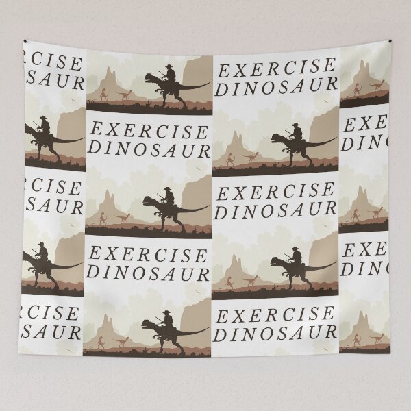 Item preview, Exercise Dinosaur designed and sold by WorldPrintTees.