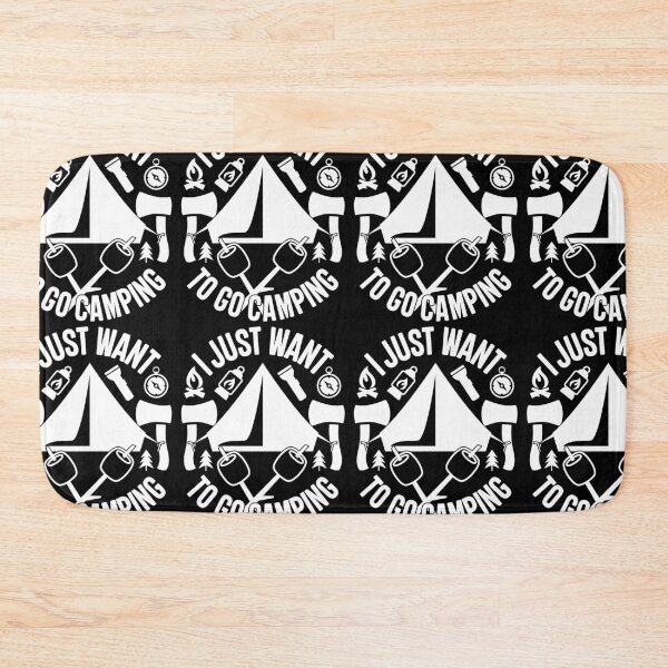 Item preview, I Just Want To Go Camping Happy Trails designed and sold by GravitiTees.