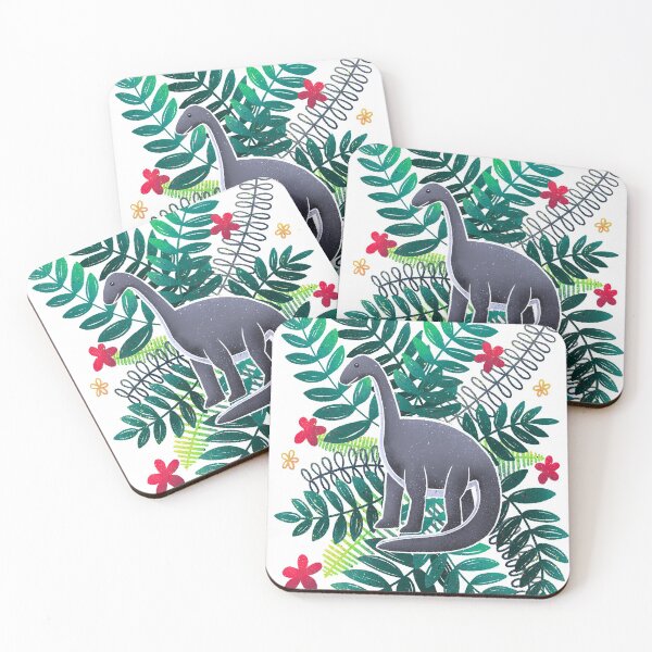 Item preview, Dinosaur & Leaves - Tropical designed and sold by monitdesign.