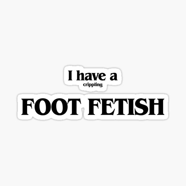 Tarantino Foot Fetish Fanatic Sticker