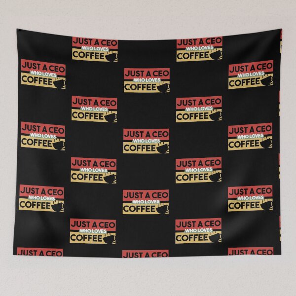 Artikelvorschau, Nur ein CEO, der Kaffee liebt - Geschenk für Kaffeesüchtigen, CEO Geschenke entworfen und verkauft von MrElgo.
