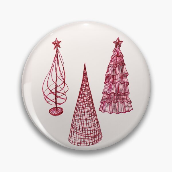 Item preview, Red Christmas Trees designed and sold by Mirushy.