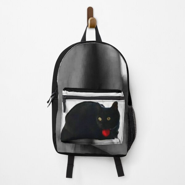Item preview, Black kitty with red tag. designed and sold by AMGImpressions.