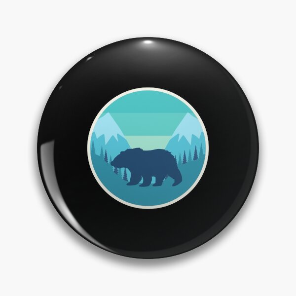 Item preview, Bear Outline Circle designed and sold by liftdesign.