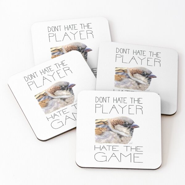 Item preview, Hate the Game (House Sparrow) designed and sold by LauraWolfArtist.