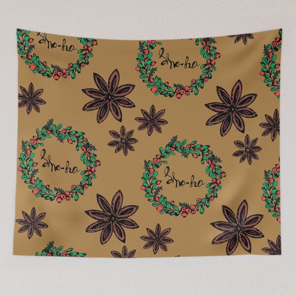 Item preview, Christmas Wreath - Gold designed and sold by galleasstudio.