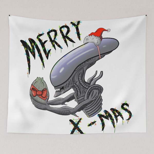 Item preview, Merry Xenomorphmas designed and sold by Sbooky.