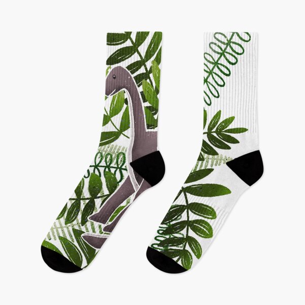 Item preview, Dinosaur & Leaves - Olive Green designed and sold by monitdesign.