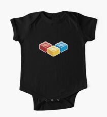 3 Bricks on dark background One Piece - Short Sleeve