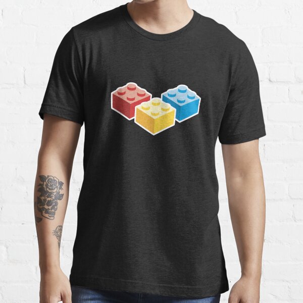 3 Bricks on dark background Essential T-Shirt