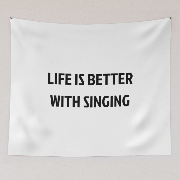 Item preview, Life is better with singing designed and sold by Inspirationmotivation.