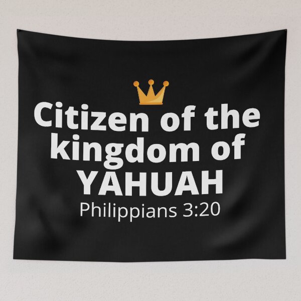 Item preview, Citizen of the Kingdom of Yahuah(LORD) Black/white designed and sold by DaughterofYah.