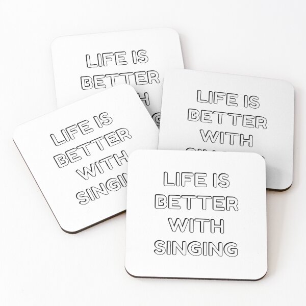 Item preview, Life is better with singing designed and sold by Inspirationmotivation.