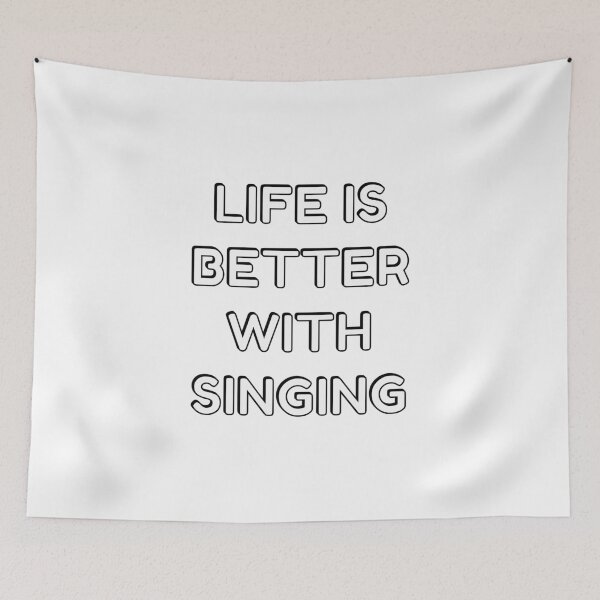 Item preview, Life is better with singing designed and sold by Inspirationmotivation.