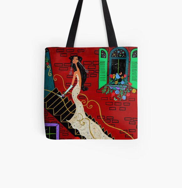Evening in Paris All Over Print Tote Bag