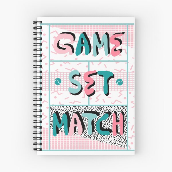 Item preview, Cha-Ching - modern neon memphis retro throwback style country club tennis racquet baller athlete star player designed and sold by wackadesigns.