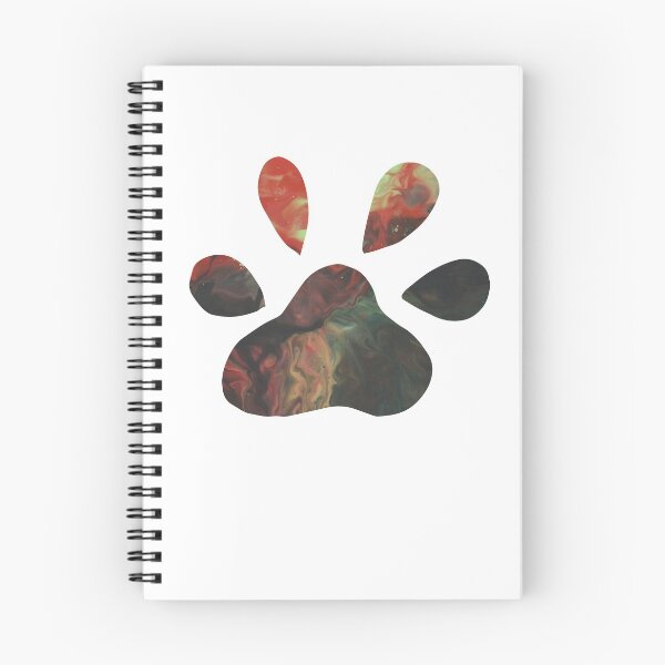 Artikelvorschau, Acryl Pour Paw Print entworfen und verkauft von OneCreativePup.