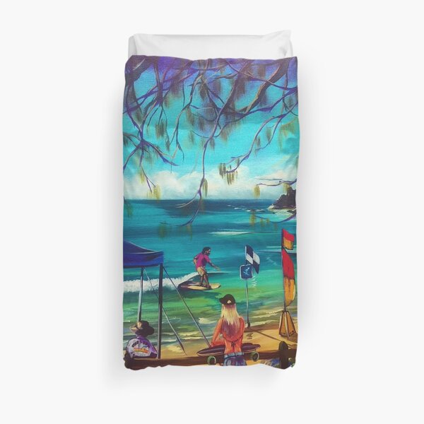 Longboard Classic Agnes Water 2017 Duvet Cover