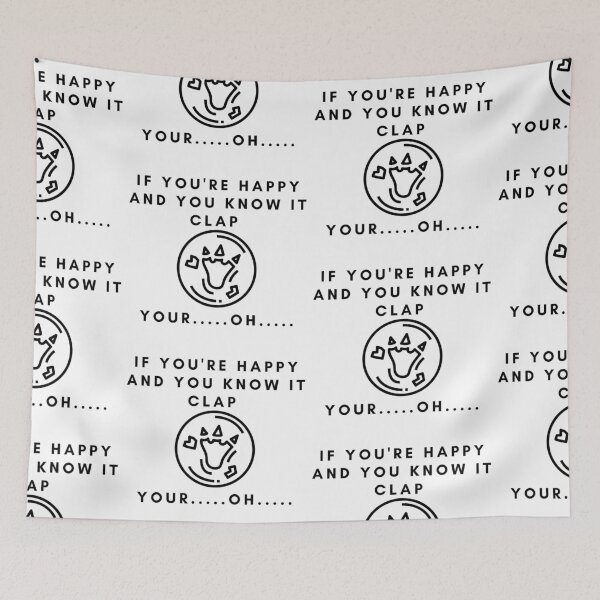 Item preview, If Your Happy And You Know designed and sold by WorldPrintTees.