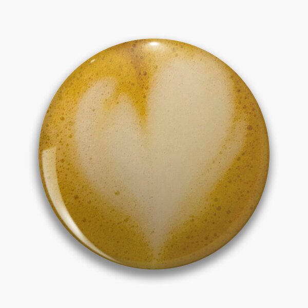 Item preview, Yellow Coffee Heart designed and sold by ArtByMadelene.
