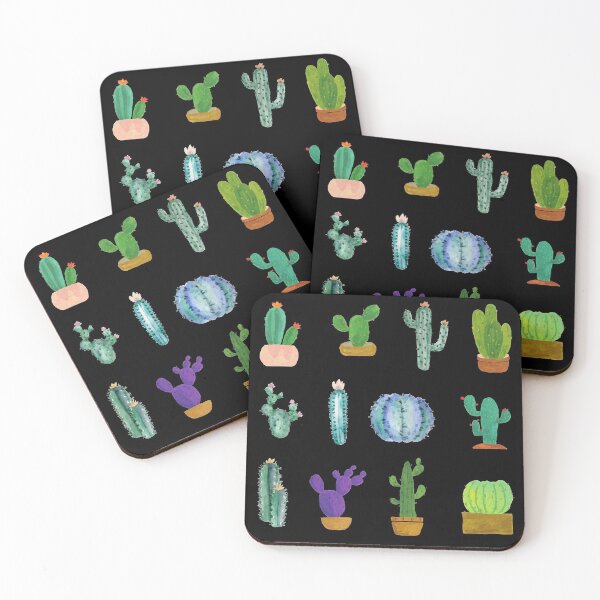 Item preview, Different watercolor cacti in different colors sticker pack designed and sold by Norwegian-Moose.