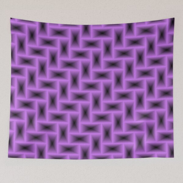 Item preview, Herringbone Brick Pattern in Pink & Black Fade designed and sold by DistantOverture.