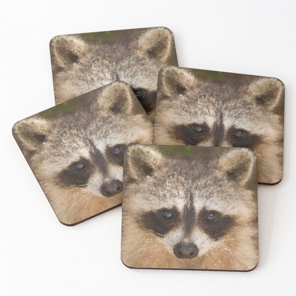 Item preview, Happy Raccoon Face! designed and sold by MathenaArt.