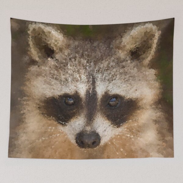 Item preview, Happy Raccoon Face! designed and sold by MathenaArt.