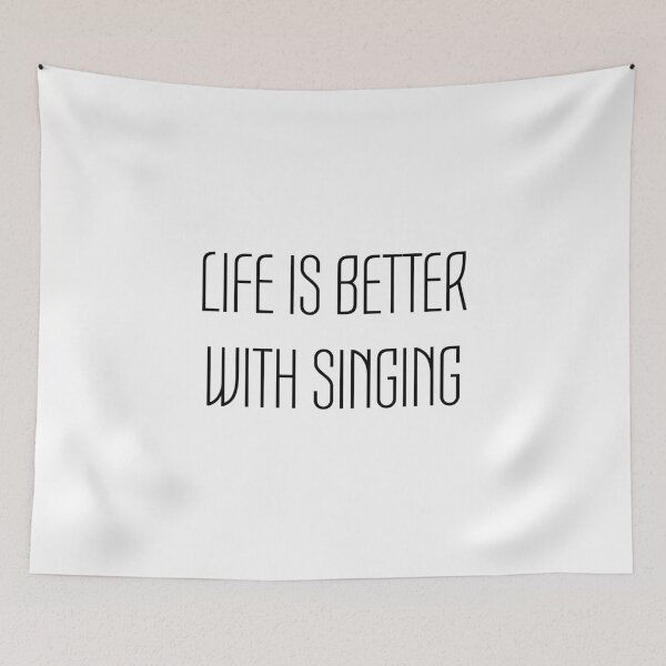 Item preview, Life is better with singing designed and sold by Inspirationmotivation.