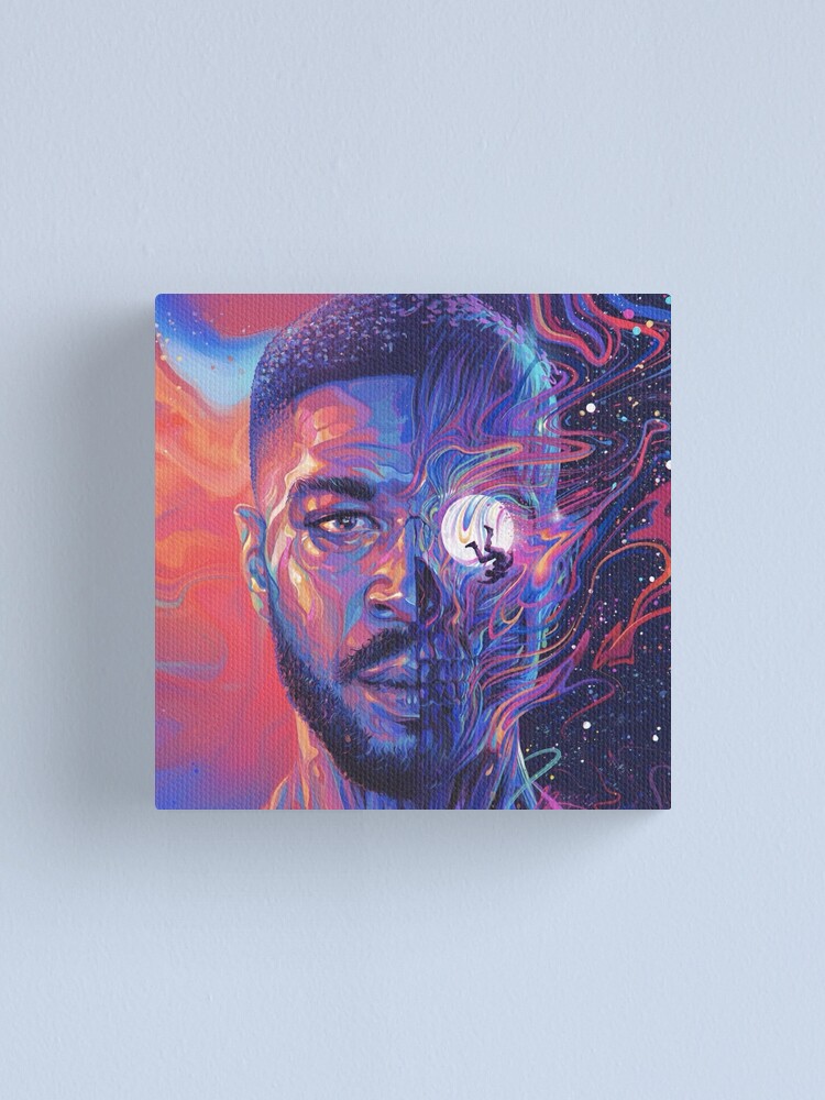 Man On The Moon 3 Cudi Canvas Print By Dajanaklaric Redbubble