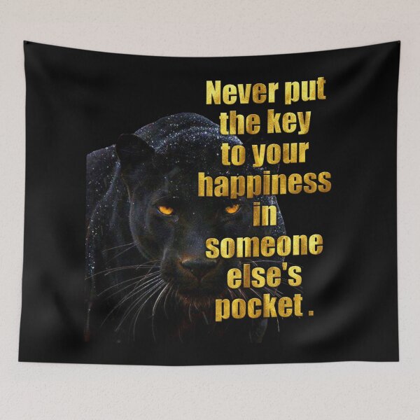 Item preview, Never put the key to your happiness in someone else's pocket. designed and sold by TopDesignArt.