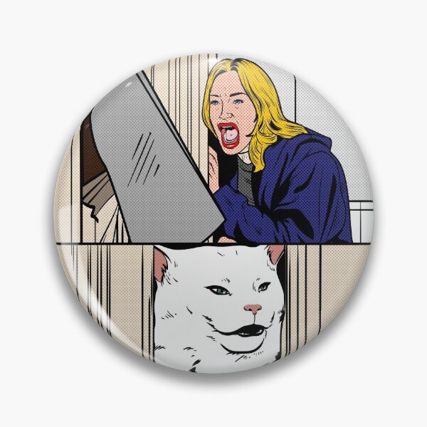 Item preview, Woman Yelling at Cat Meme Dinner Table Salad  designed and sold by CelestialHCO.