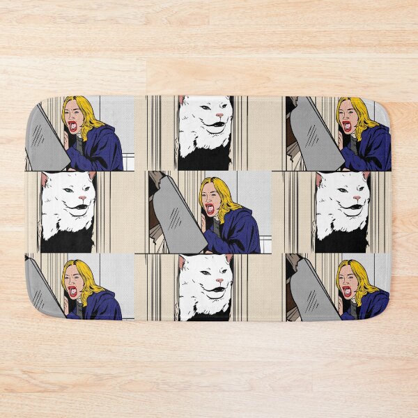 Item preview, Woman Yelling at Cat Meme Dinner Table Salad  designed and sold by CelestialHCO.