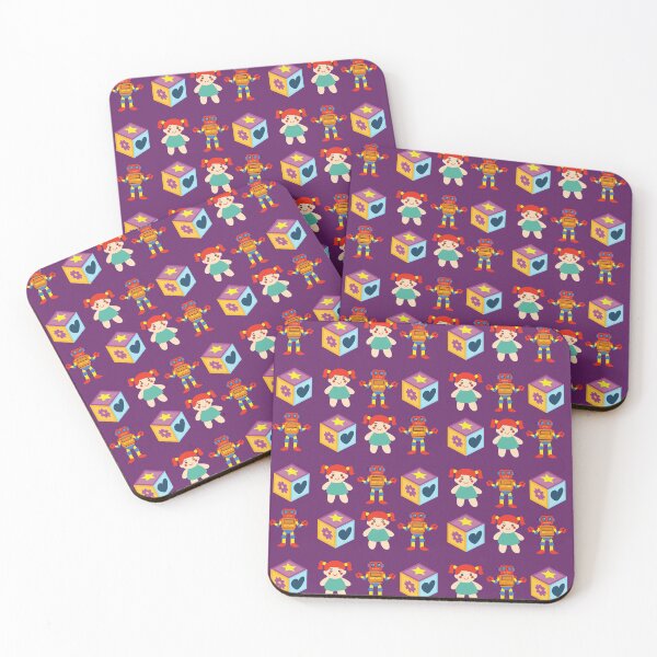 Item preview, Toys Pattern (Purple Background) designed and sold by urbnbodga.