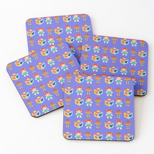 Item preview, Toys Pattern (Blue Background) designed and sold by urbnbodga.